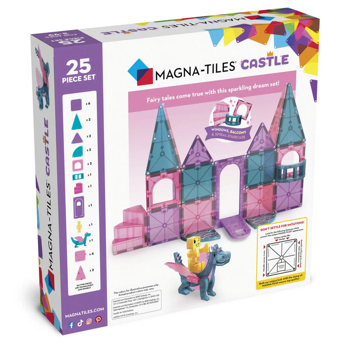 MAGNA-TILES 25 Piece Castle Set