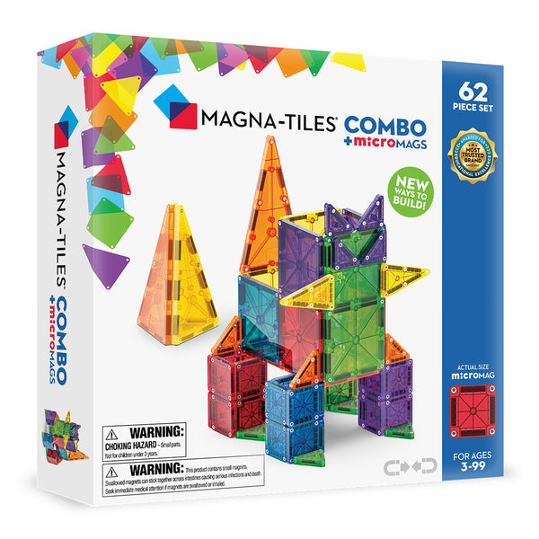 MAGNA-TILES microMAGS 62pc Combo Set