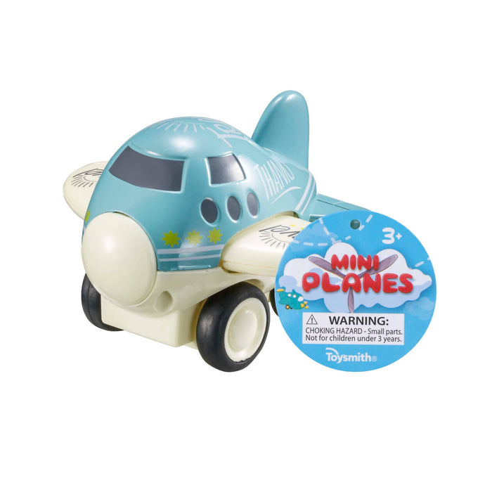 Mini Planes, 4-inch Die Cast, 4 Styles, Pull Back Action