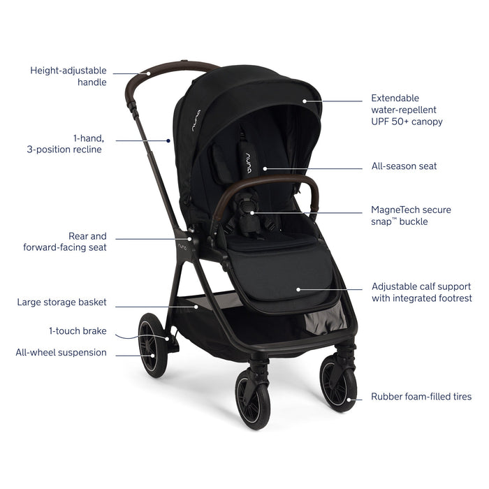 Nuna TRIV Next Stroller + PIPA Urbn Travel System