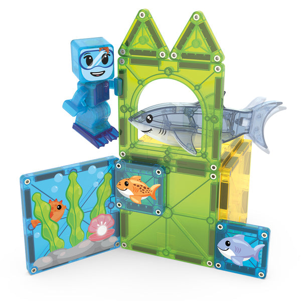 MAGNA-TILES Shark Dive 13pc Set