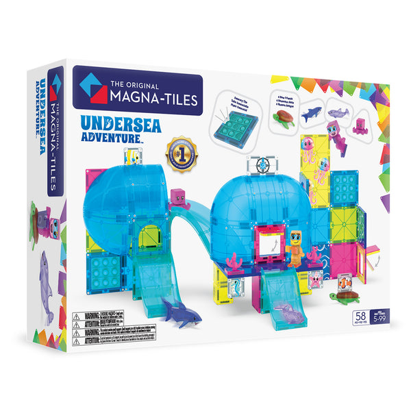 MAGNA-TILES Undersea Adventure 58pc Set