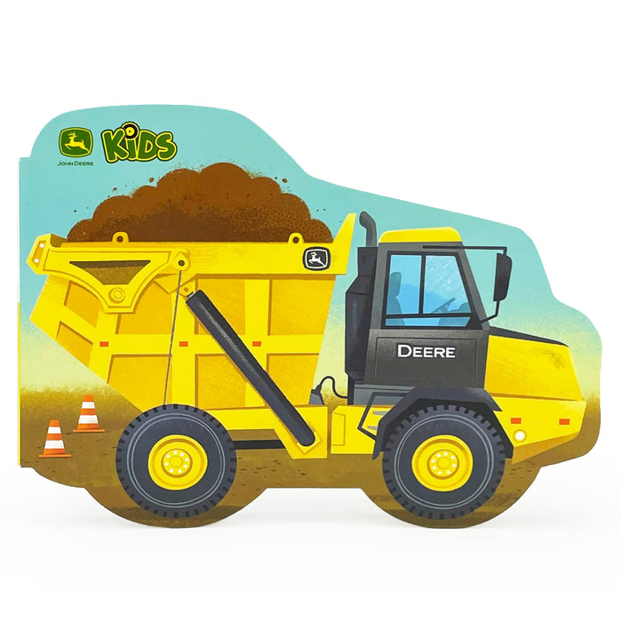 John Deere Kids How Dump Trucks Work Shaped Board Book