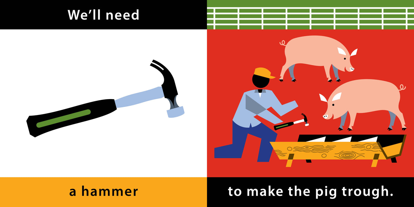 Let's Build a Farm Board Book