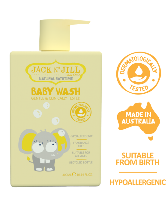 Jack N' Jill Baby Wash - Natural 300mL