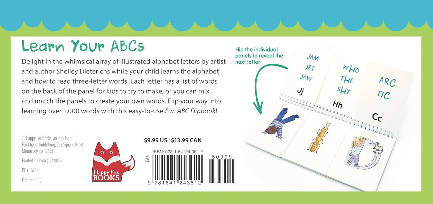 Fun ABC Flip Book - Spell and Learn Three-Letter Words