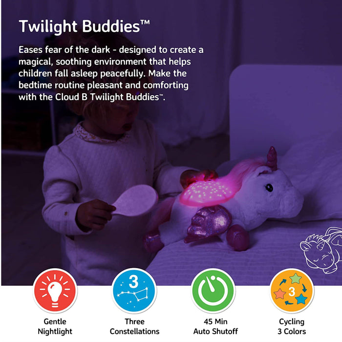 Cloud B|Twilight Buddies - Unicorn|Projector Nightlight Toy