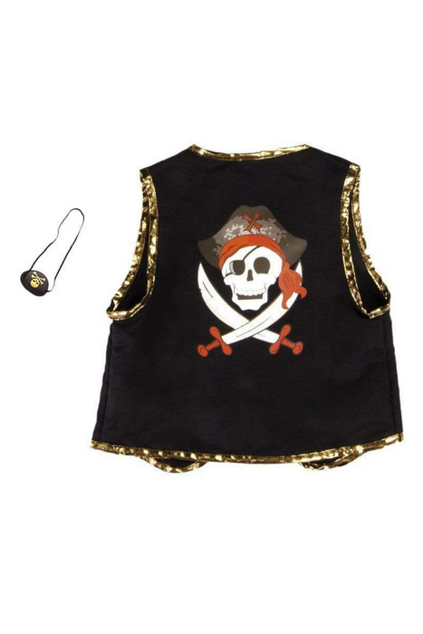 Pirate Vest & Eye Patch 4-7