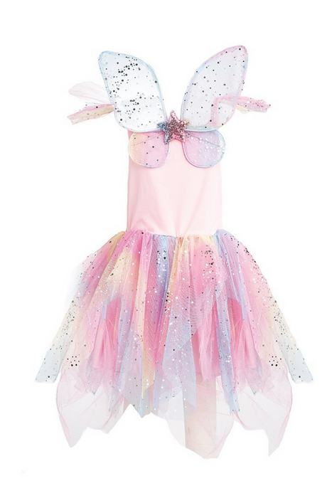 Rainbow Fairy Dress and Wings Set