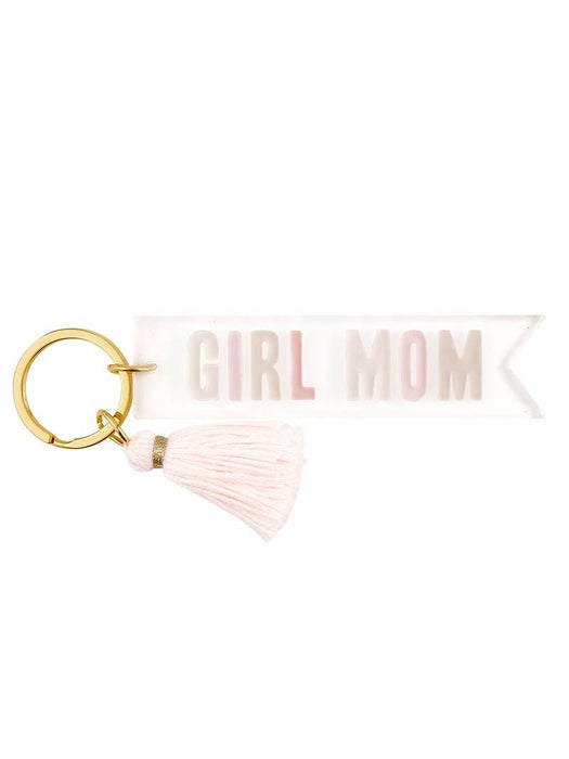 Acrylic Key Tag- Girl Mom