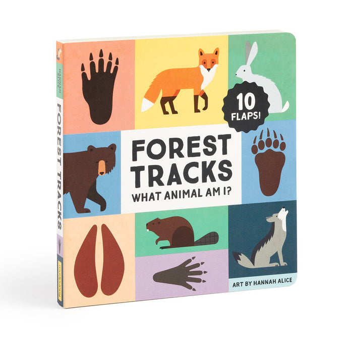 Forest Tracks: What Animal Am I? Lift-the-Flap Board Book