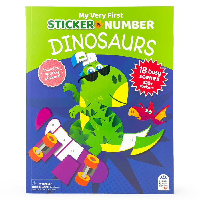 Dinosaurs Stick By Number Activity Book