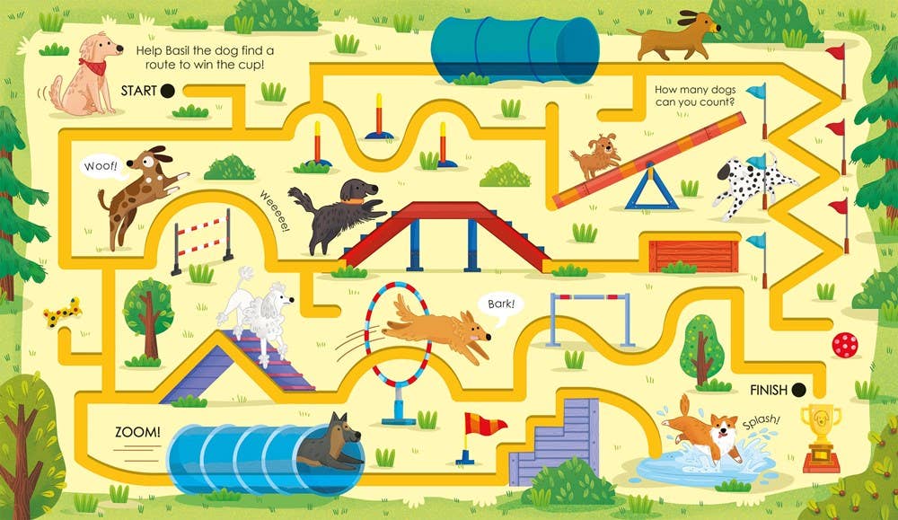 Fingertrail Animal Mazes : Usborne