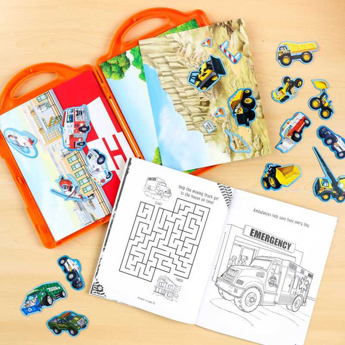Tonka: Magnetic Play Set: Let's Roll! by Grace Baranowski