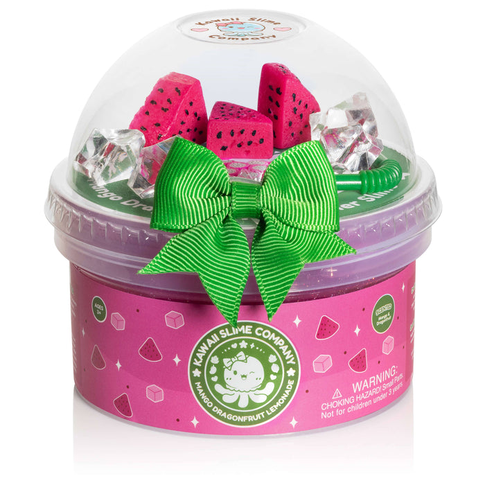 Mango Dragonfruit Lemonade Refresher Jelly Cube Signature Dome™ Slime