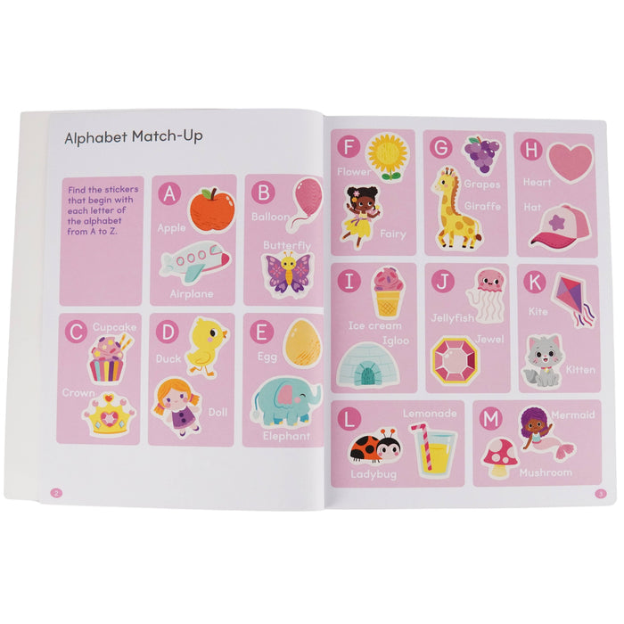 Pretty Pink Toddler Sticker Activity Book