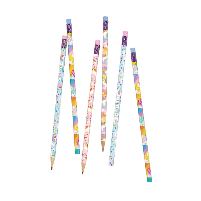 Unique Unicorns Graphite Pencils - Set of 12