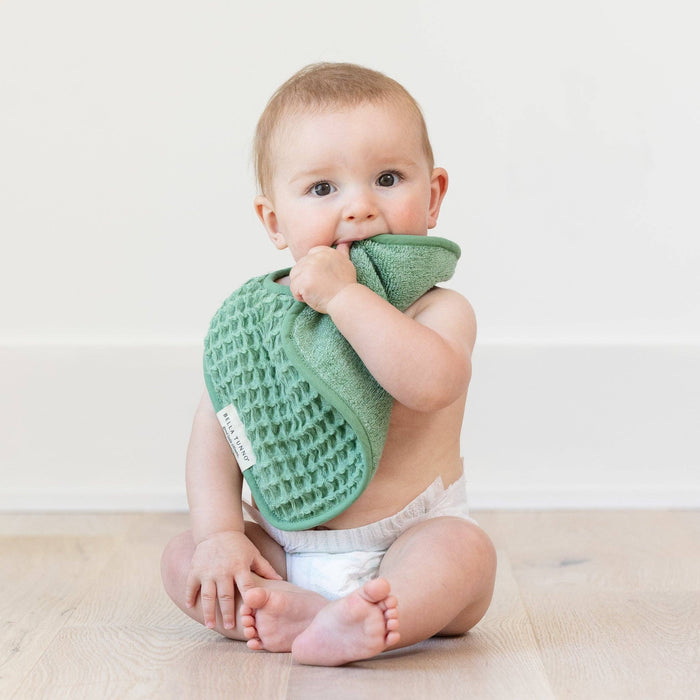 Reversible Bib + Burp Set Sea Foam