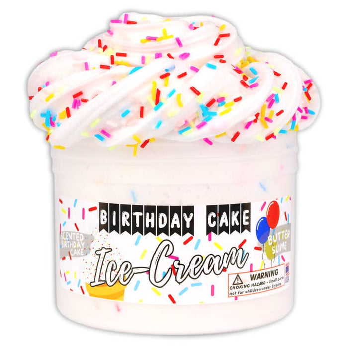 Birthday Cake Ice Cream Dope Slime