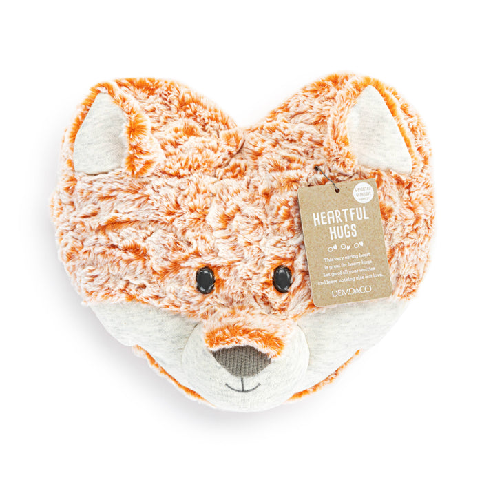 Heartful Hugs Fox Weighted Heart