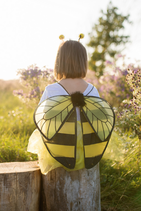 Glitter Bumble Bee Tutu + Wings + Headband