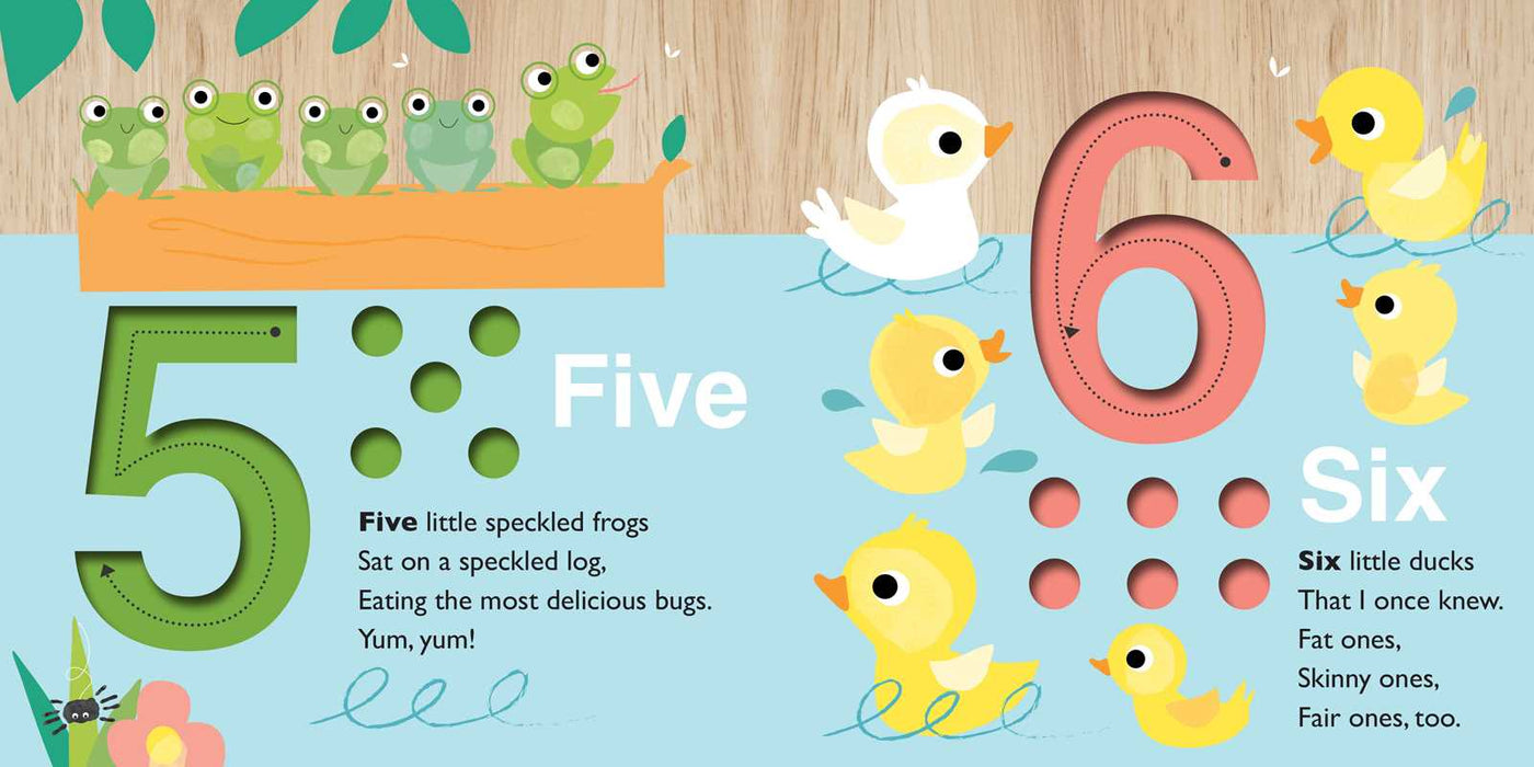 Touch and Trace: 1, 2, 3 Count with Me by Editors of Silver Dolphin Books