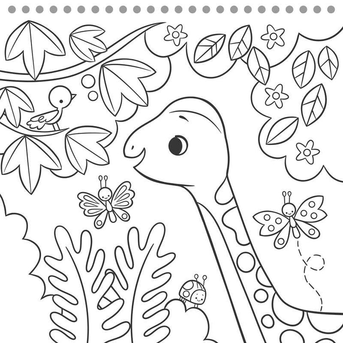 Water Painting: Neon Dinos by IglooBooks