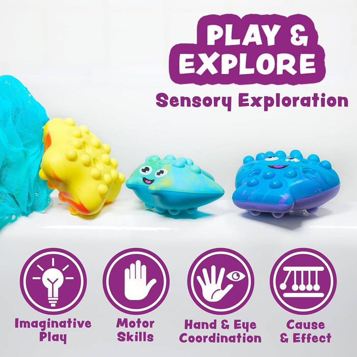 Tub Works® Tub Poppers™  Bath Toys 3pk