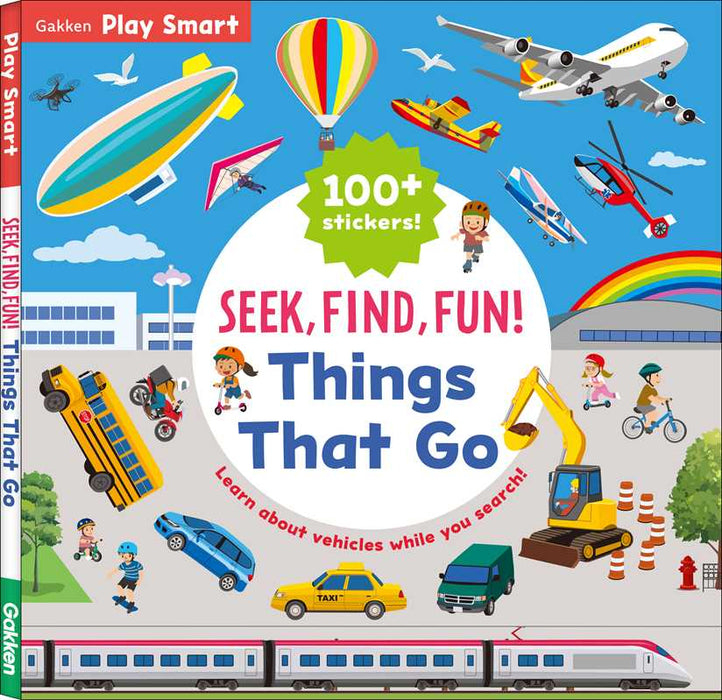 SEEK, FIND, FUN! Things That Go by Gakken early childhood experts