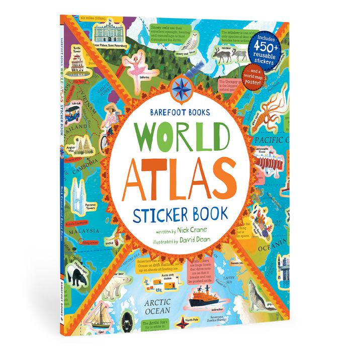 Barefoot Books World Atlas Sticker Book