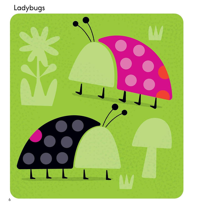 First Fun Sticker Painting: Busy Bugs - 12 Designs to Create