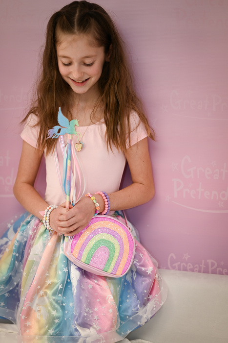 Enchanted Unicorn Skirt & Wand Set 4-6