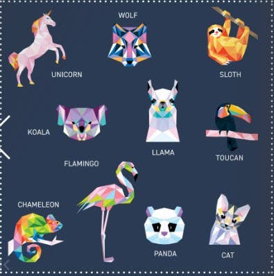 Activity Book - My Sticker Paintings: Cool Animals