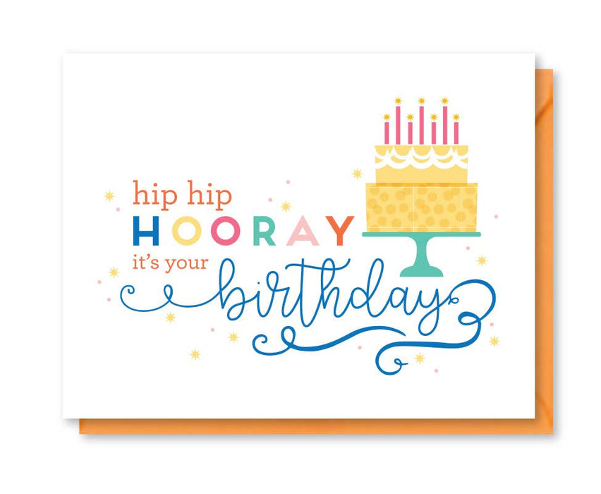 Hip Cake Birthday Card