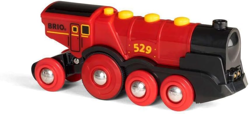 BRIO Mighty Red Action Locomotive Battery Operated Toy Train