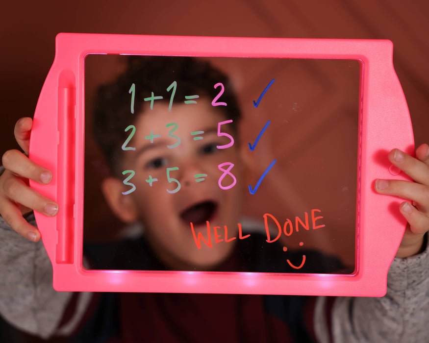 Glow Art Light-Up Drawing Board – Pink
