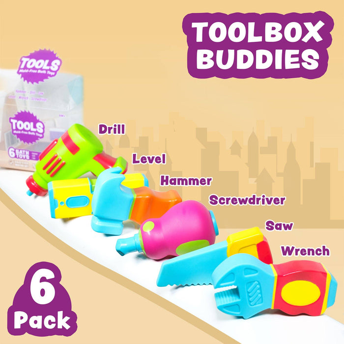Tub Works® Tools™ Bath Toys 6pk