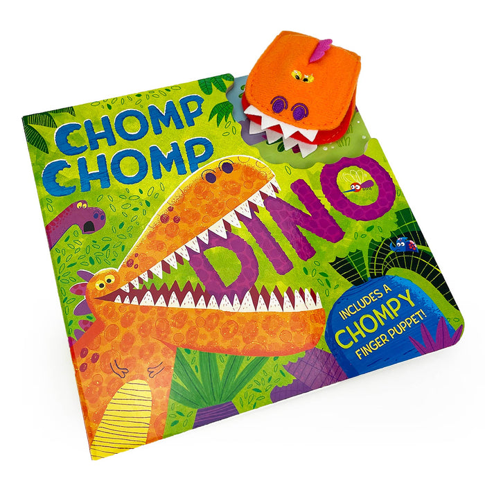 Chomp Chomp Dino Board Book with Puppet