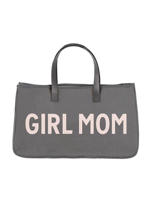 Girl Mom Canvas Tote