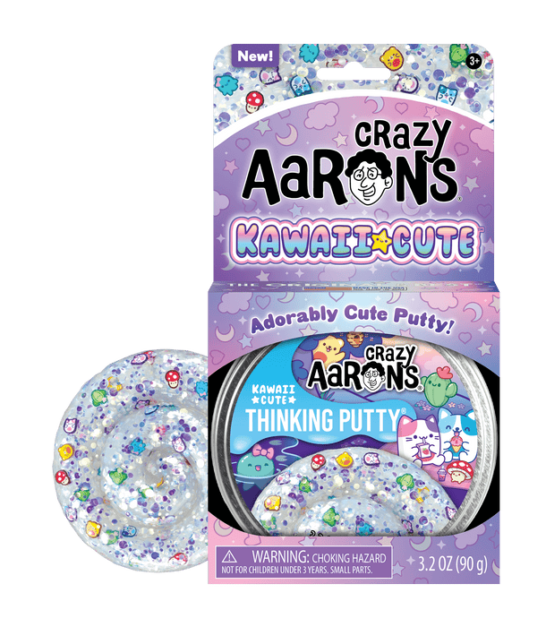 Crazy Aaron's Thinking Putty 4" Tin- Kawaii Cute