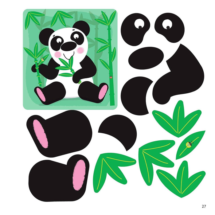 First Fun Sticker Painting:  WILD ANIMALS