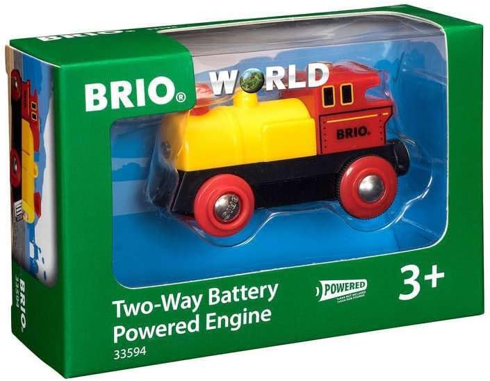 BRIO Two-Way Battery-Operated Train Engine Toy