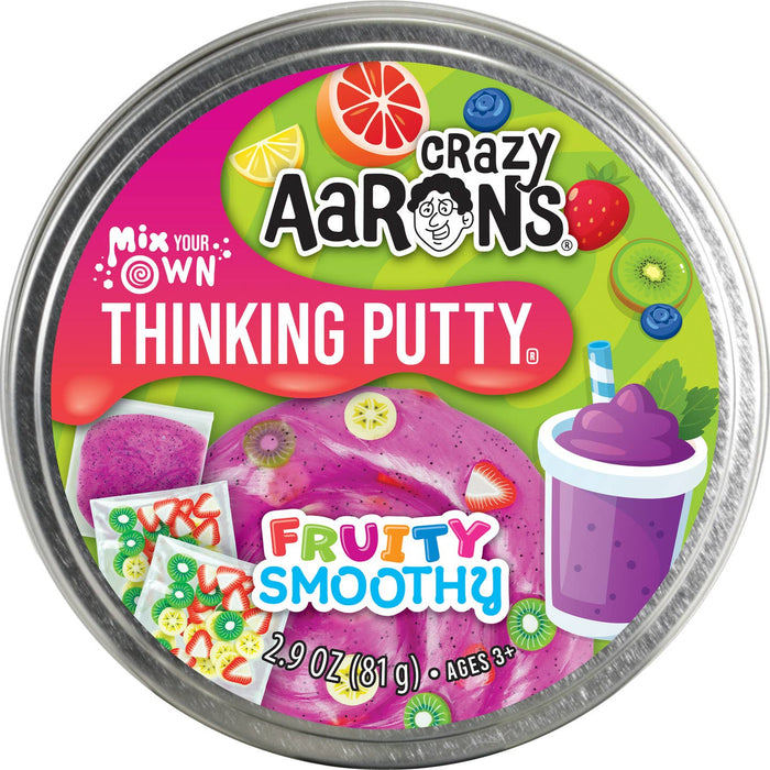 Crazy Aaron's Thinking Putty 4" Tin- Fruity Smoothy