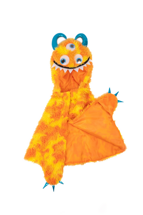 Giggle the Monster Cape (Orange/Yellow)