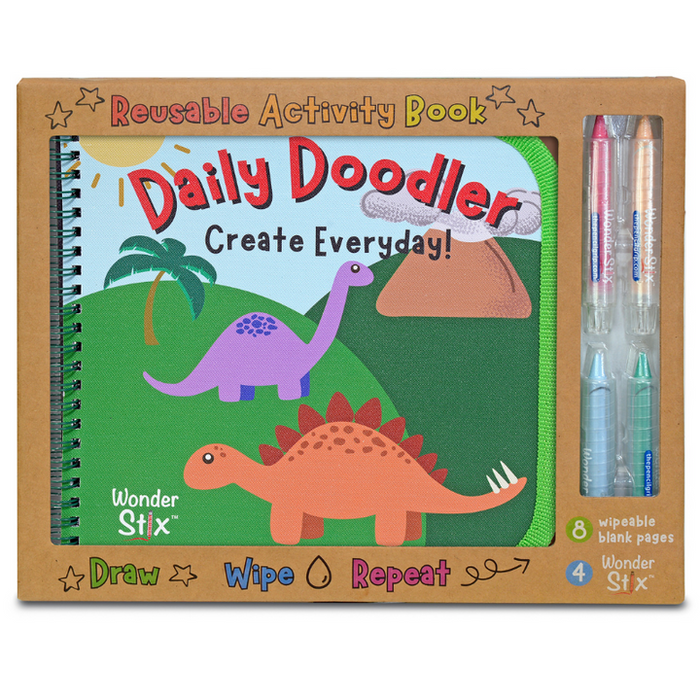 Daily Doodler Activity Book: Dino