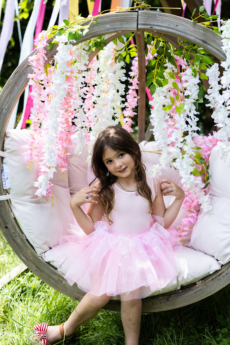 Pink Flutter Butterfly Skirt + Wings