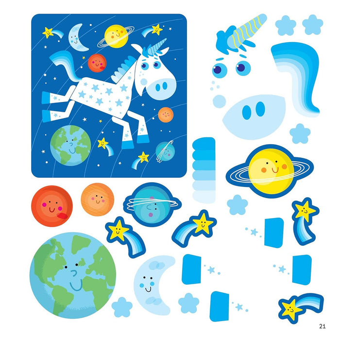 First Fun Sticker Painting: Princesses & Unicorns