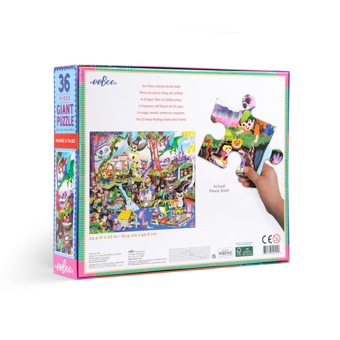 Fairies & Tales 36 Piece Giant Puzzle