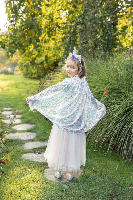 Unicorn Sparkle Cape + Headband