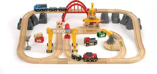 BRIO World Cargo Railway Deluxe Set